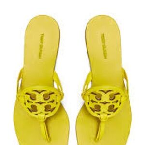 Tory Burch miller sandals, brand new- square toe, size 10. RARE, retail $230
